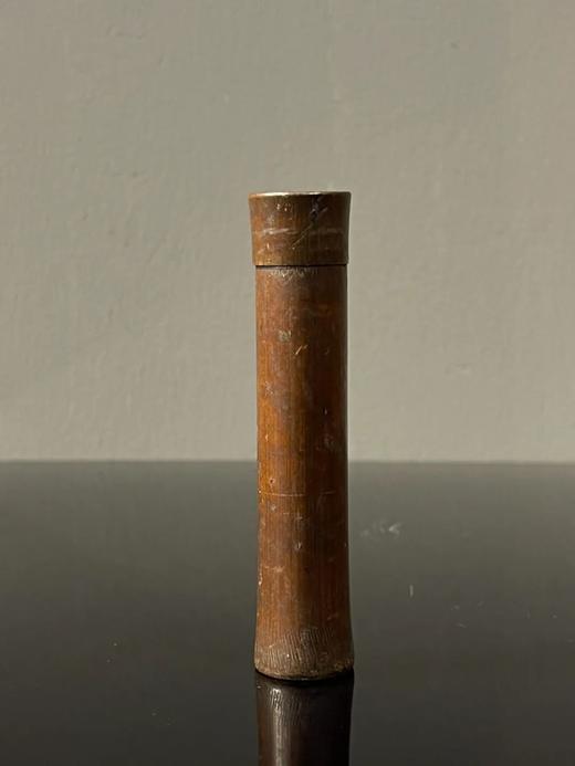 竹雕撇足圆筒式线香筒 ，顺丰包邮 商品图11