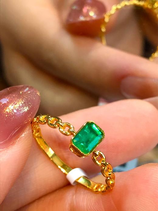 0.65克拉祖母绿戒指 商品图3