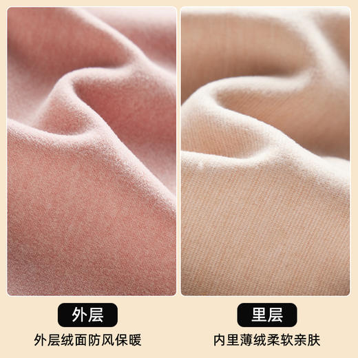 雅黛丽孕妇保暖内衣无痕阳离子磨毛舒适含蚕丝羽绒高弹可调节套装 商品图1