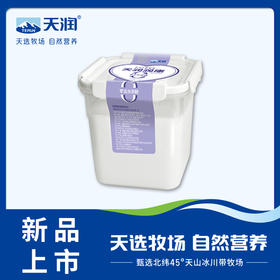天润润康零添加蔗糖全脂风味发酵乳  1kg（紫标）*2桶