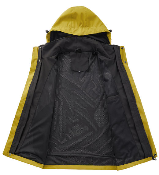 【新款DNY】大依优型大码三合一冲锋衣加绒保暖两件套内胆可拆防风防水户外加肥加大号外套男士上衣 商品图11