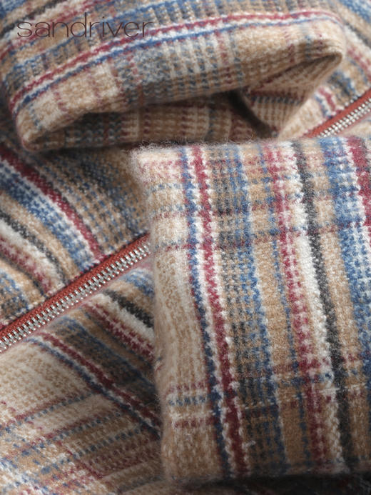 青海羊绒拼皮女款羽绒服SJF96W301N 商品图1