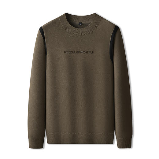 【新款DPF】大依优型大码毛衣针织衫毛衫休闲加肥加大男士胖子大码内搭上衣打底衫 商品图5