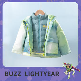 迪士尼秋冬新品男童厚实保暖棉服外套内搭羽绒内胆羽绒套装224DT0176