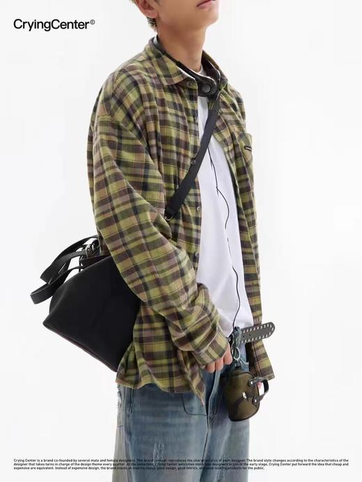 CryingCenter 格纹衬衫 哭喊中心 商品图1