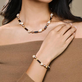 Manreya “浓情秋语”系列 法式珍珠项链&手链&耳环&毛衣链