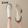 ZHR则则时装百搭短靴女2024秋冬新款英伦风马丁靴气质显高瘦瘦靴 商品缩略图9