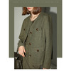 COCOBELLA名媛小香风羊毛外套质感金属扣箱型毛呢外套WL7060 商品缩略图2