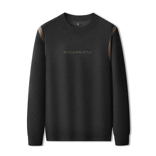 【新款DPF】大依优型大码毛衣针织衫毛衫休闲加肥加大男士胖子大码内搭上衣打底衫 商品图6