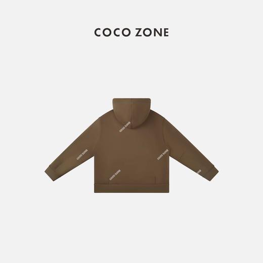 COCO ZONE 2024美拉德休闲风空气层纯色双头拉链外套24C10137 商品图1