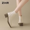 ZHR则则时装百搭短靴女2024秋冬新款英伦风马丁靴气质显高瘦瘦靴 商品缩略图7