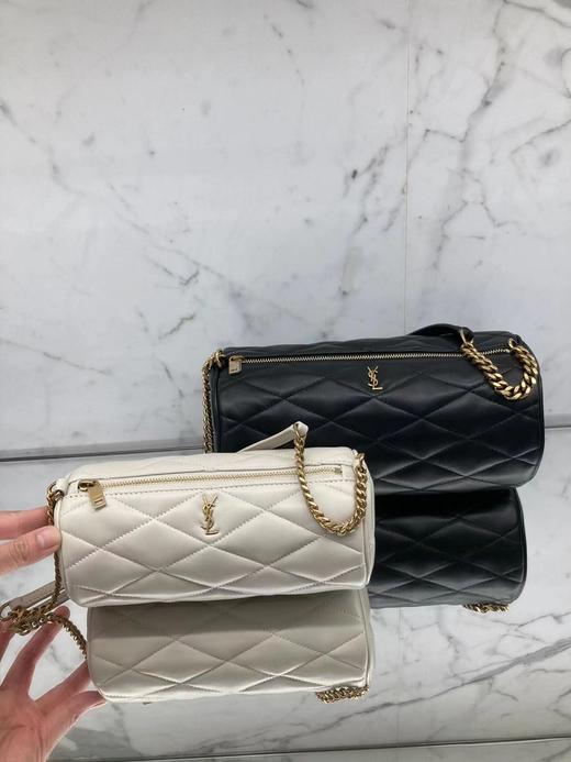 SAINT LAURENT圣罗兰 YSL 金标Logo链条 皮革 圆筒包腋下包单肩包 迷你 女款（CB） 商品图1