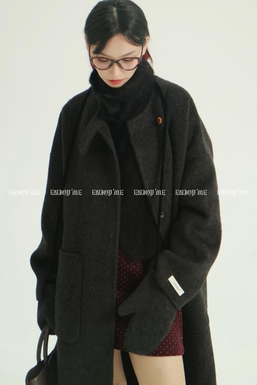 【门店同款】ENJOY冬季柔韧与共手套圆领大衣 159496693 商品图10