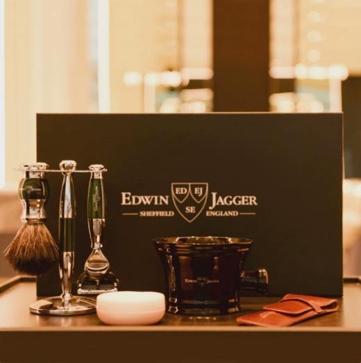 Edwin Jagger 漫步系列五件套礼盒 剃须刀男士手动高档刮胡套装伴手礼送男生日礼物长辈 商品图1