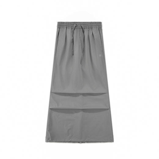 CryingCenter 卡其灰橡筋腰抽绳空气工装长半裙 哭喊中心 商品图6