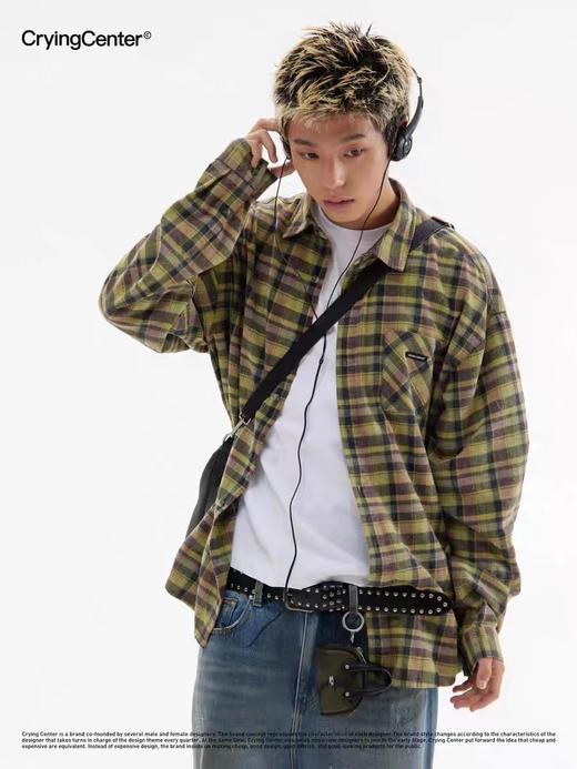 CryingCenter 格纹衬衫 哭喊中心 商品图0
