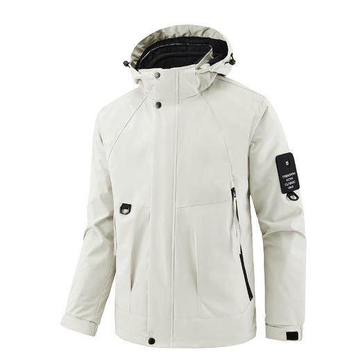 【新款DNY】大依优型大码三合一冲锋衣加绒保暖两件套内胆可拆防风防水户外加肥加大号外套男士上衣 商品图13