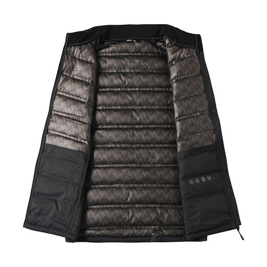 【羽绒】【新款DK】大依优型大码男装立领羽绒马甲简约休闲宽松外套男坎肩背心上衣保暖 商品图5