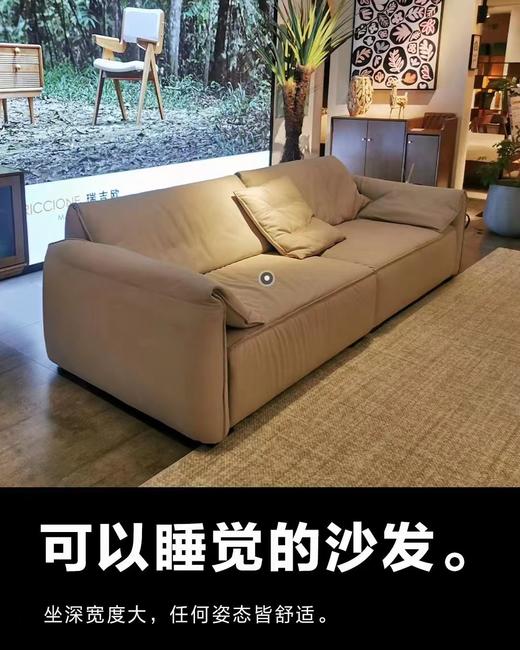 RICCIONE 瑞吉欧WN28824头层黄牛皮大象耳朵沙发 商品图0