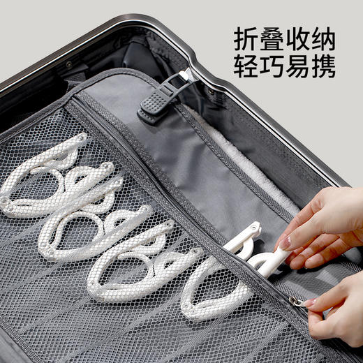 FaSoLa便携式旅游旅行衣服家用学生宿舍用必备夹子架子神器挂衣折叠衣架 商品图1