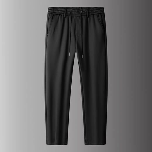 【新款DKP】大依优型大码松紧腰休闲裤直筒长裤男舒适弹力休闲商务简约百搭加肥加大男装 商品图0