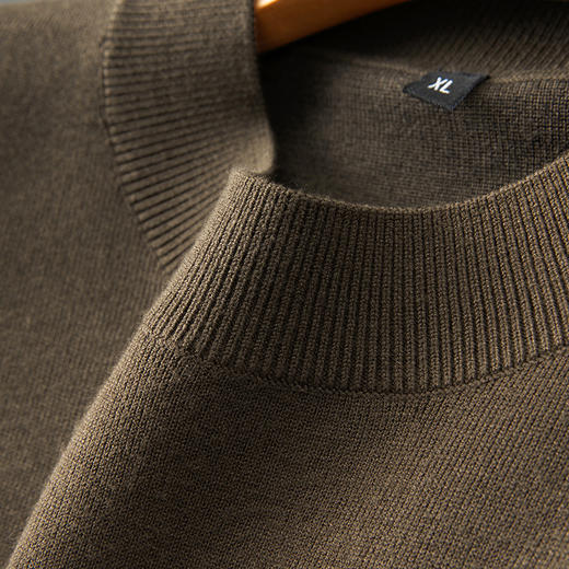 【新款DPF】大依优型大码毛衣针织衫毛衫休闲加肥加大男士胖子大码内搭上衣打底衫 商品图2