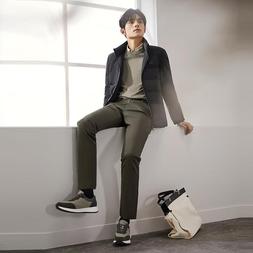 【白鸭绒】柒牌立领羽绒服男士2024冬季新款时尚休闲加厚保暖外套	127E70640 商品图3