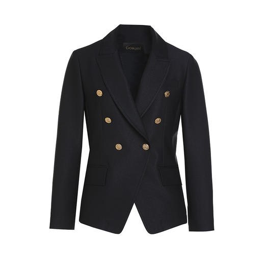 乔万尼西装外套女新款春秋款气质黑色西服EM3B429 商品图4