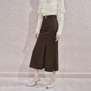 法式复古感深棕色鱼尾半裙2024秋冬半身裙 商品缩略图2