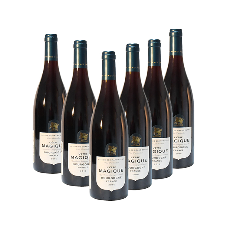 【整箱购】光之颂亿 勃艮第红葡萄酒750ml*6