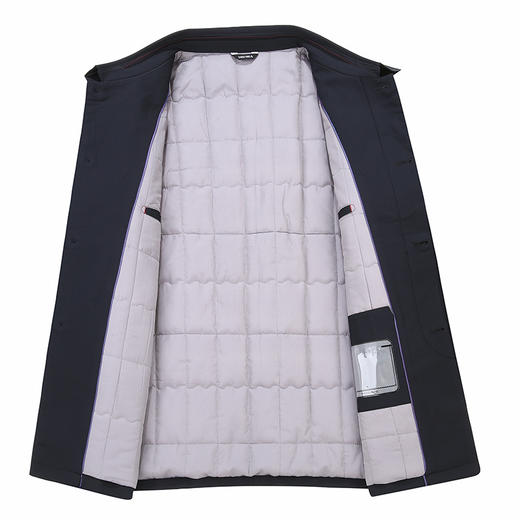 【加棉】【新款DWP】大依优型大码翻领夹克加棉棉衣外套风衣加肥加大肥佬休闲商务上衣男士胖子 商品图2