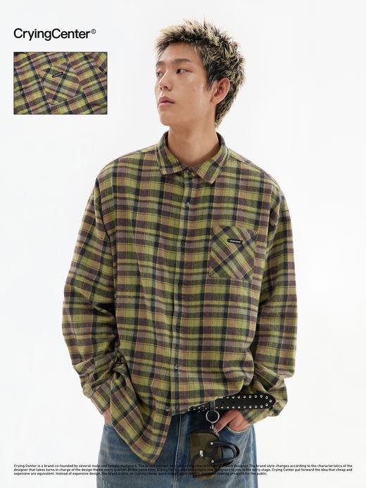CryingCenter 格纹衬衫 哭喊中心 商品图2