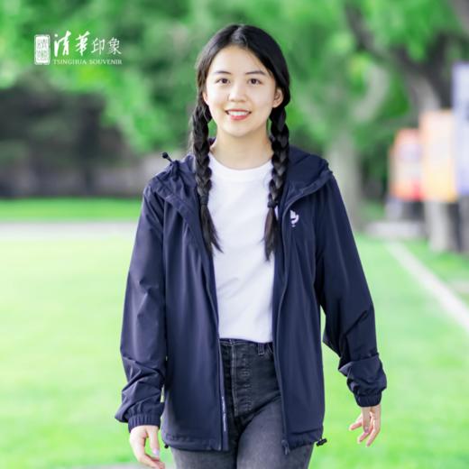 清华文创简约连帽外套 商品图3