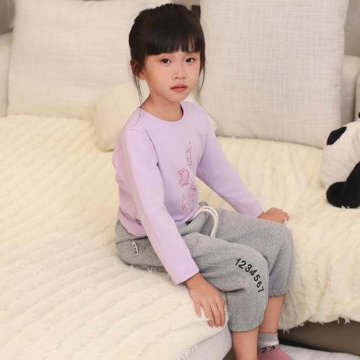 【上衣29元1件，50元2件】秋冬童装家居服长袖上衣--8243228 商品图1