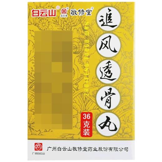 园田牌,追风透骨丸【36g】广州白云山 商品图1