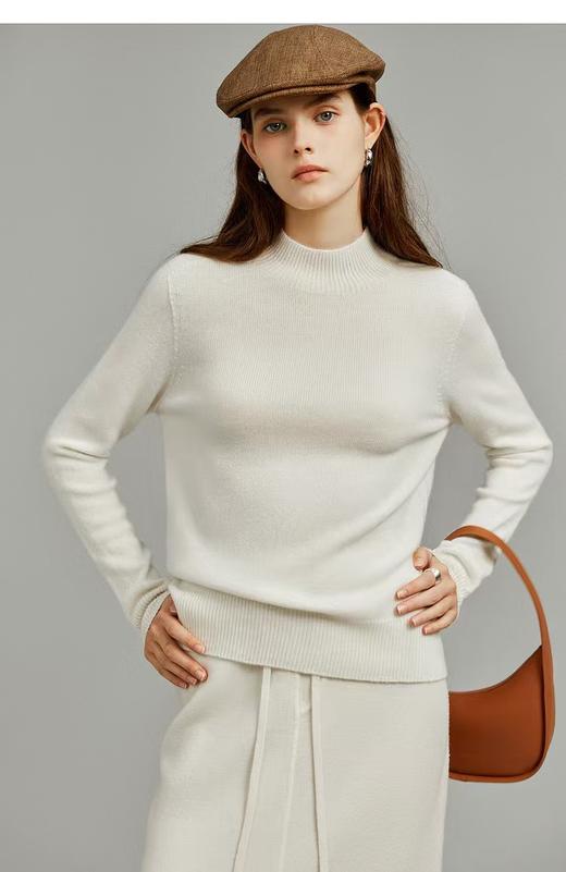 一体成衣无缝羊绒羊毛基础毛衫 商品图0