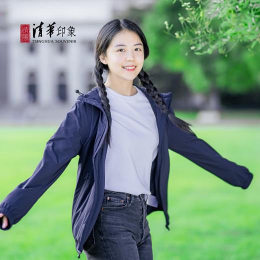 清华文创简约连帽外套 商品图5