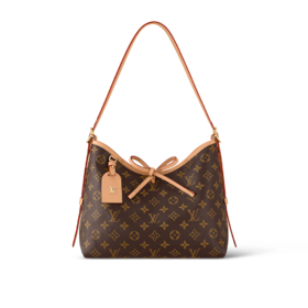 LOUIS VUITTON Sac CarryAll PM 咖色女士单肩包 M46203