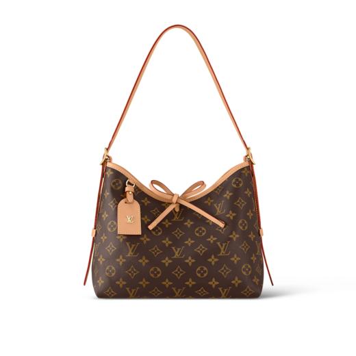 LOUIS VUITTON Sac CarryAll PM 咖色女士单肩包 M46203 商品图0