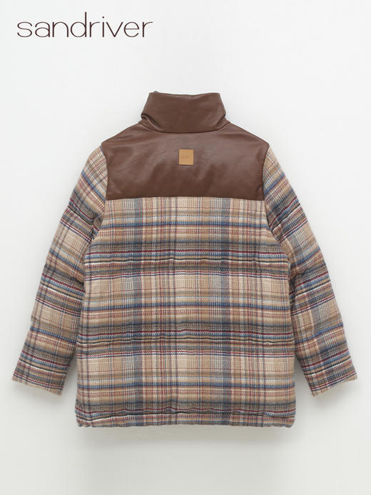 青海羊绒拼皮女款羽绒服SJF96W301N 商品图5