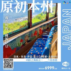 【上海出发】伊豆修善寺大阪京都奈良 温泉酒店当地美食 东京/大阪单自由行6天5晚