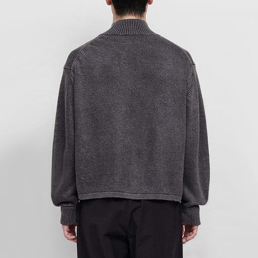 DIGAWEL Stonewashed silk sweater纯天然蚕丝编织石洗做旧针织衫 商品图2