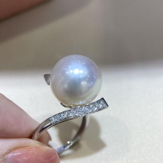 12-13mm澳白珍珠戒指 商品图3