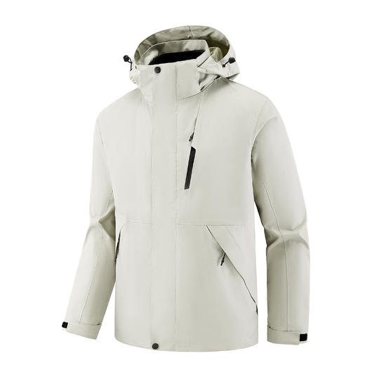 【新款DNY】大依优型大码三合一冲锋衣加绒保暖两件套内胆可拆防风防水户外加肥加大号外套男士上衣 商品图12