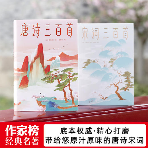 《唐诗三百首》+《宋词三百首》精装全2册 商品图1