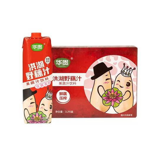 荆州洪湖 华贵 野藕汁1L*6瓶/提 商品图0