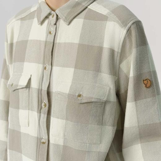 北极狐 女士格子衬衫 2024秋冬新款 双面磨毛长袖衬衣86999 商品图4