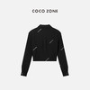 COCO ZONE 新款早秋短款长袖印花翻领外套时尚23C29487 商品缩略图1