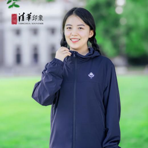 清华文创简约连帽外套 商品图1