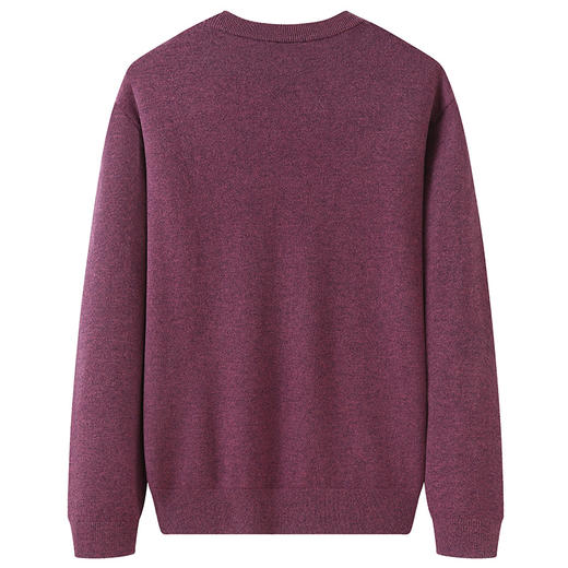 【100%羊毛】【新款DDS】大依优型大码男装羊毛衫圆领毛衣针织衫休闲加肥加大男士胖子大码内搭上衣 商品图4